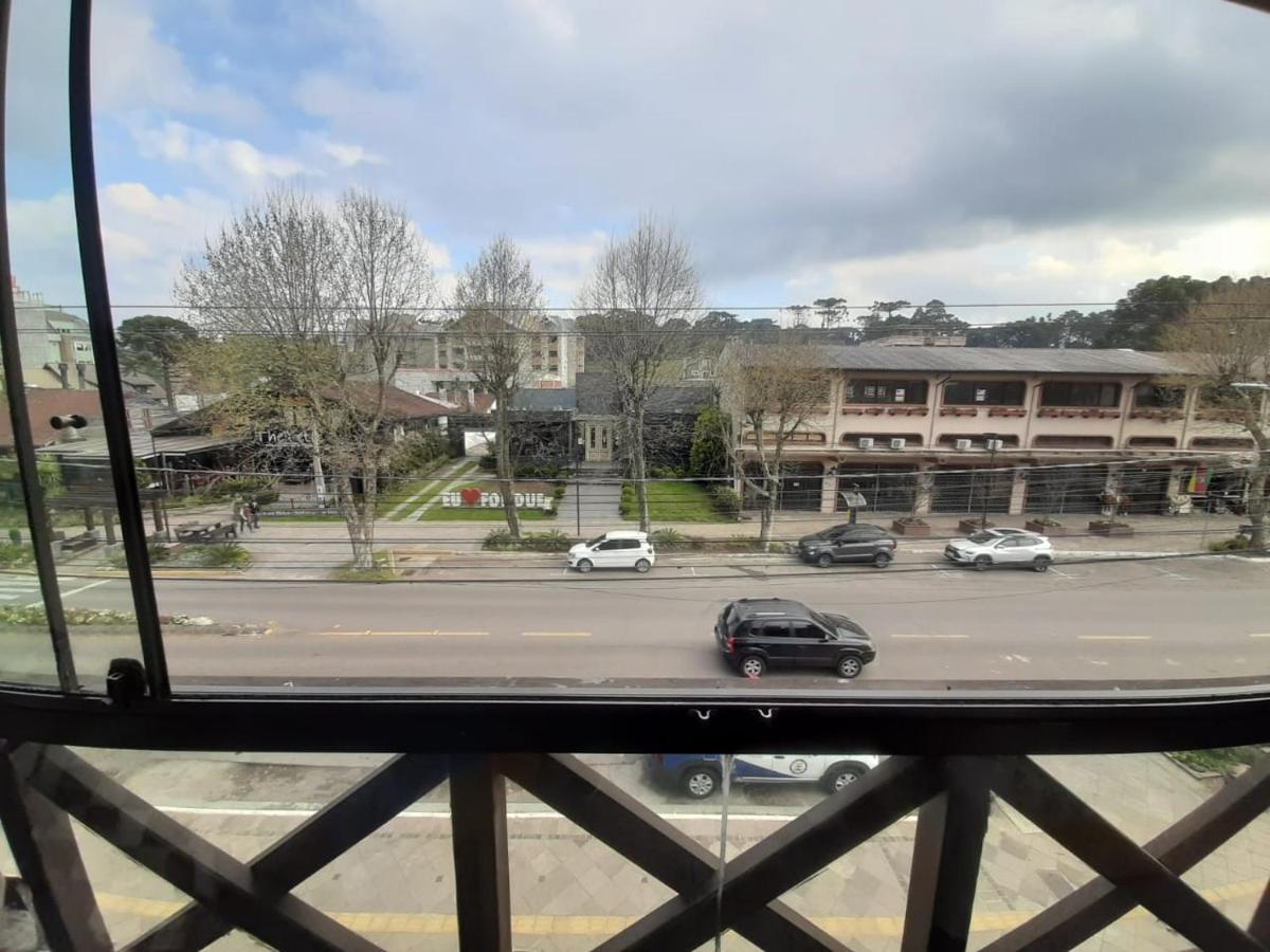 Kitnet Plaza Serrana Apartment Canela Bagian luar foto