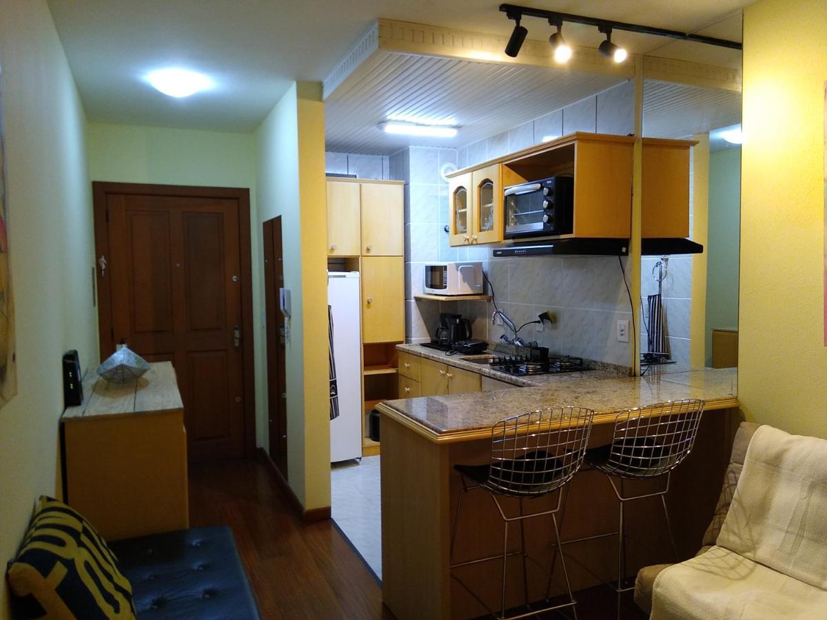 Kitnet Plaza Serrana Apartment Canela Bagian luar foto